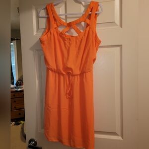 Orange dress